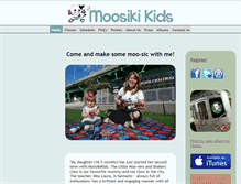 Tablet Screenshot of moosikikids.com